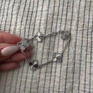 VCA Silver Clover Motif Style Bracelet LAST ONE